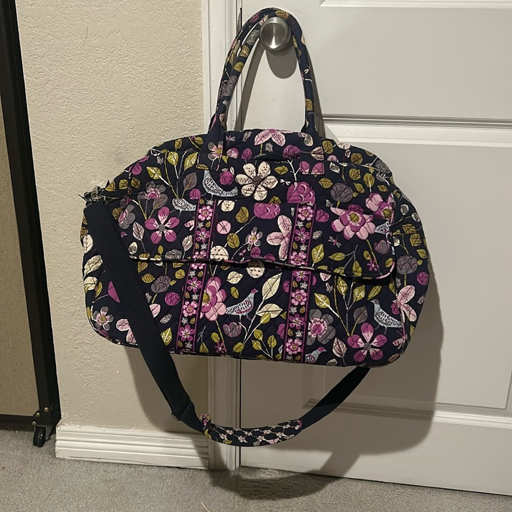 Vera Bradley weekender in retired nightingale print